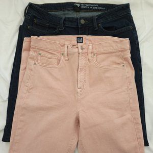 2 Pack GAP Jeans. Style: Bootcut & True Skinny. Size: US 8